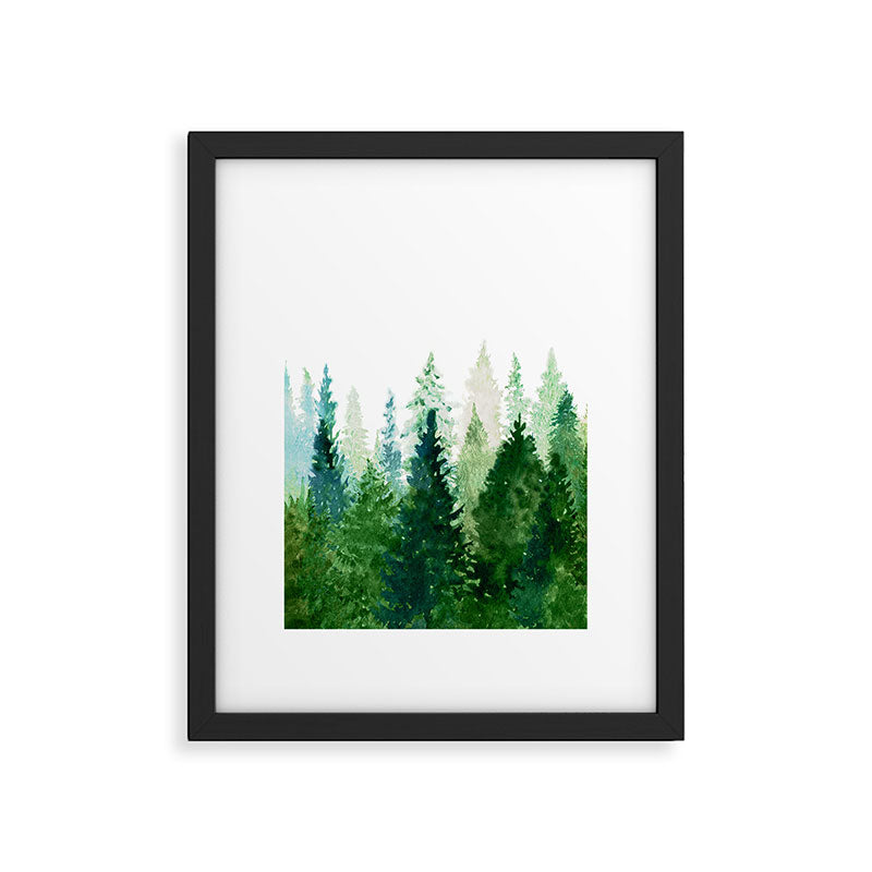 Pine Trees 2 Framed Art Print Gallery Image 5
