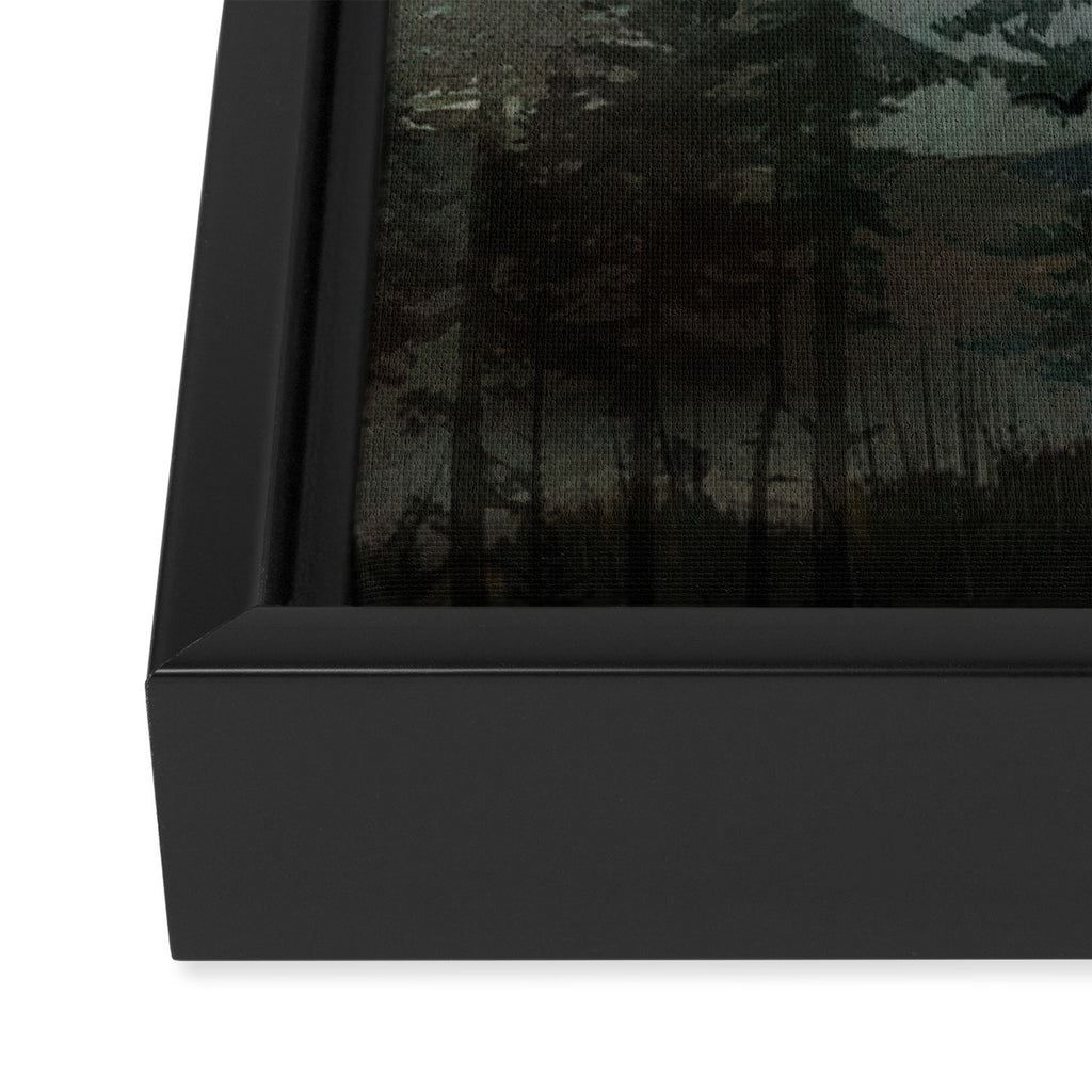 Pine Trees Framed Canvas Print Gallery Image 3