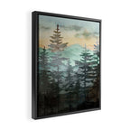 Pine Trees Framed Canvas Print Gallery Image 2