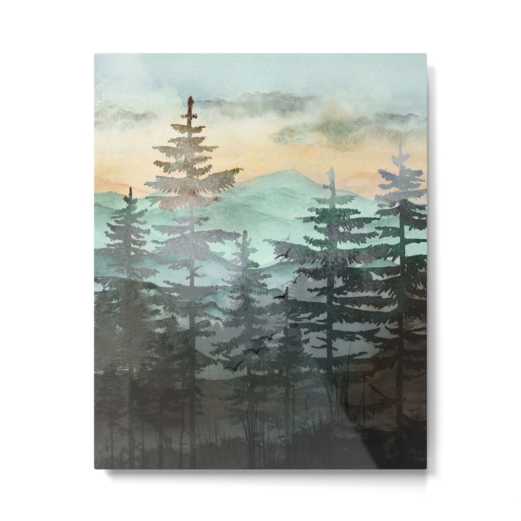Pine Trees Metal Print Gallery Image 4