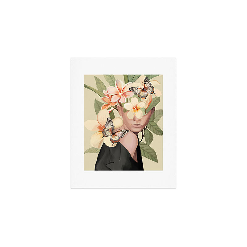 Pink Bloom Art Print Gallery Image 1