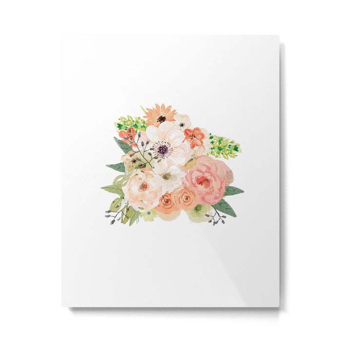 Pink bloom Metal Print Gallery Image 1