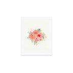 Pink Flower Bouquet Art Print Gallery Image 1