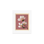 Pink Magnolia Flowers Art Print Gallery Image 1