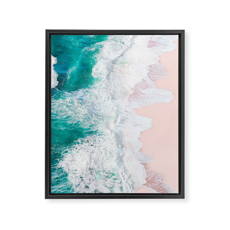 Pink Sand Beach Framed Canvas Print Gallery Image 6