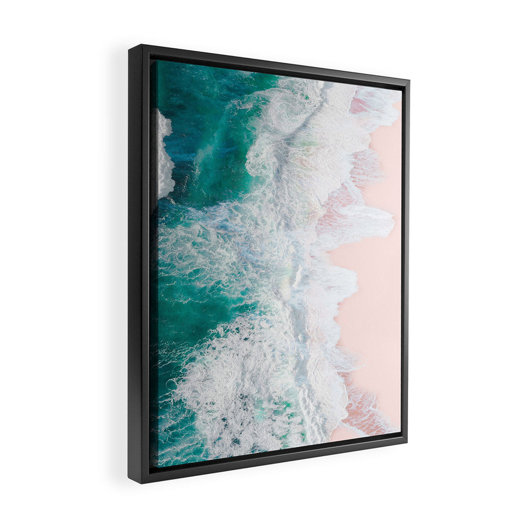 Pink Sand Beach Framed Canvas Print Gallery Image 2