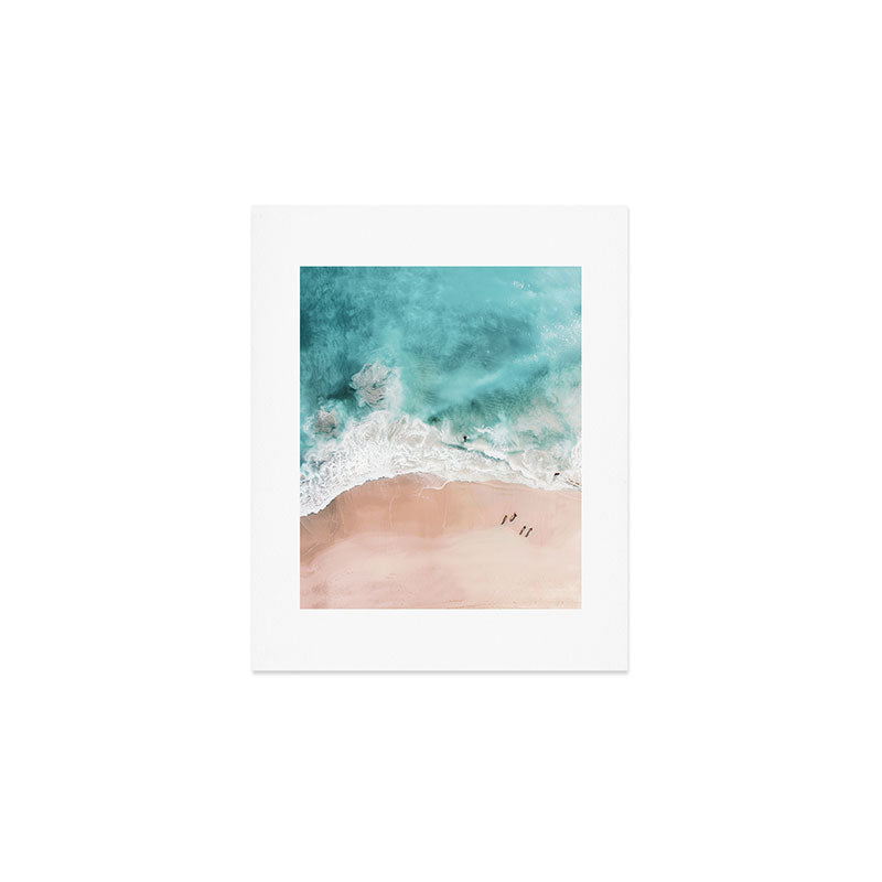 Pink Sand Beach Print Art Print Gallery Image 1