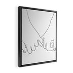 Pinky Promise IV Framed Canvas Print Gallery Image 2