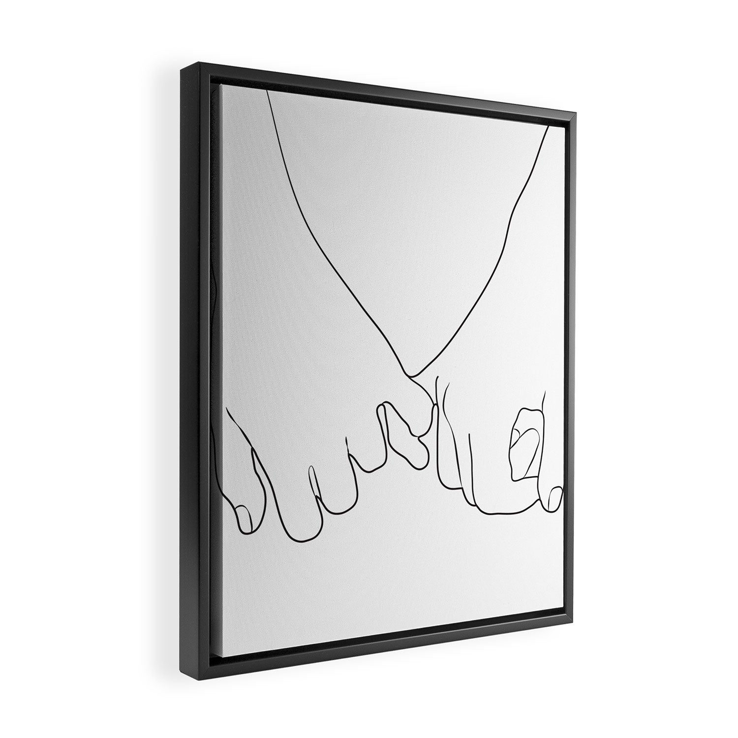 Pinky Promise IV Framed Canvas Print Gallery Image 2