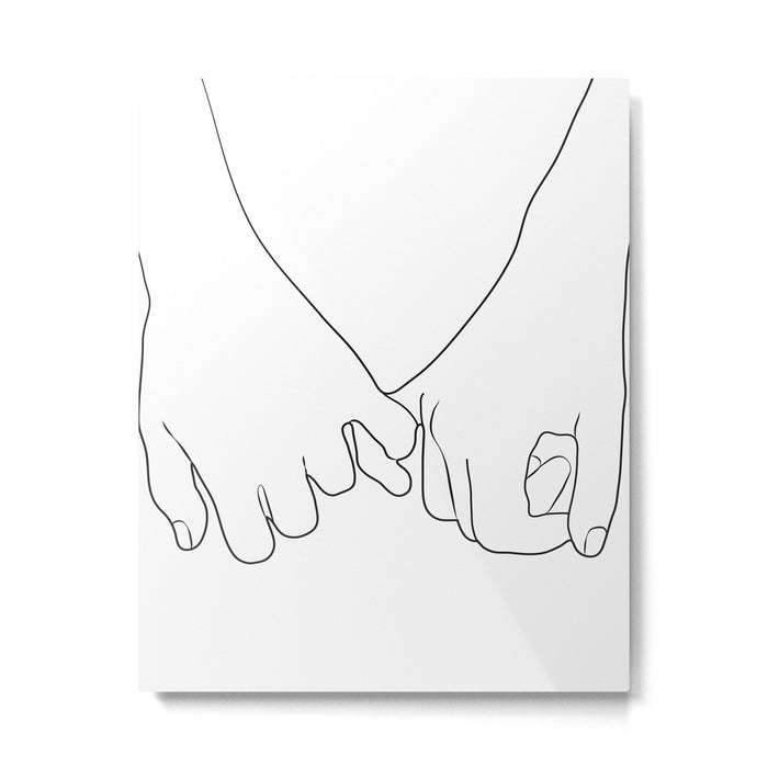 Pinky Promise IV Metal Print Gallery Image 1