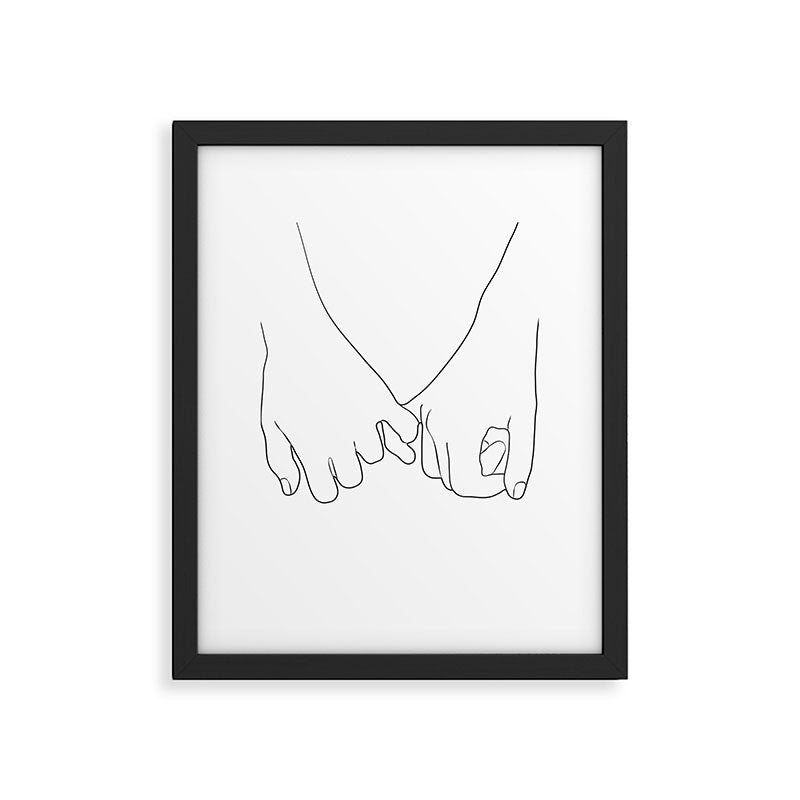 Pinky Promise IV Framed Art Print Gallery Image 4