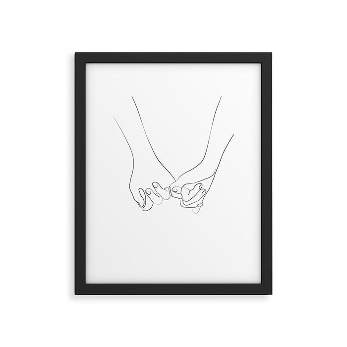 Pinky Promise VI Framed Art Print Gallery Image 1
