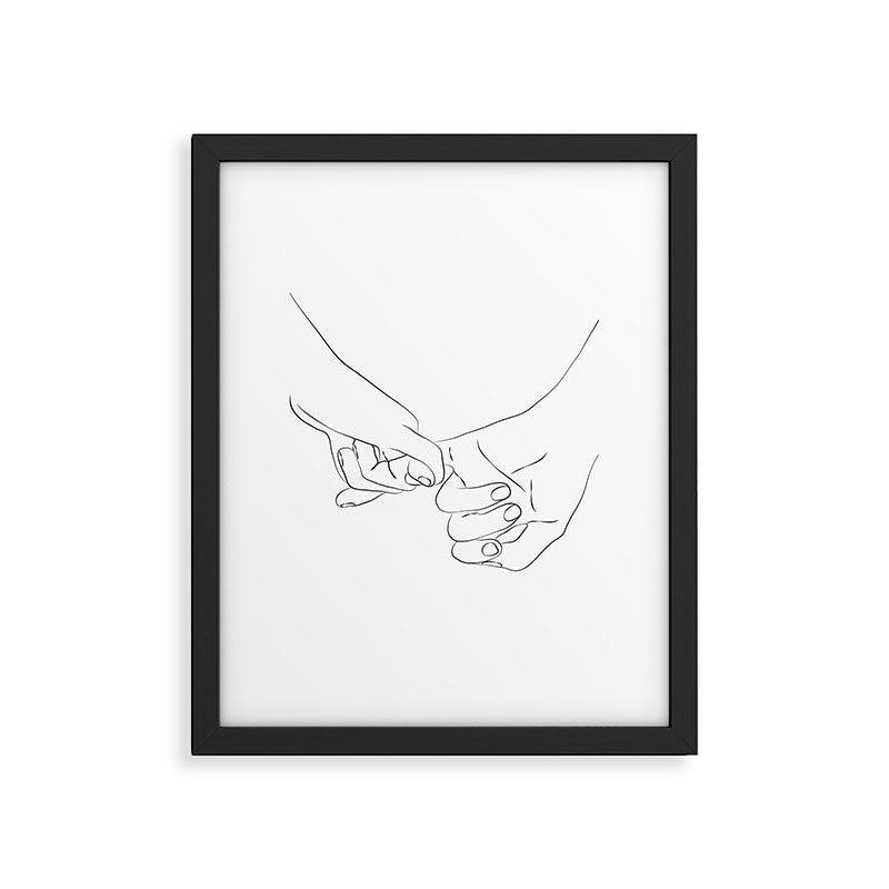 Pinky Promise VIII Framed Art Print Gallery Image 4