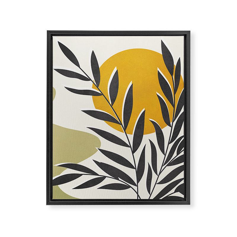 Plant Design 01 Framed Canvas Print Gallery Image 6