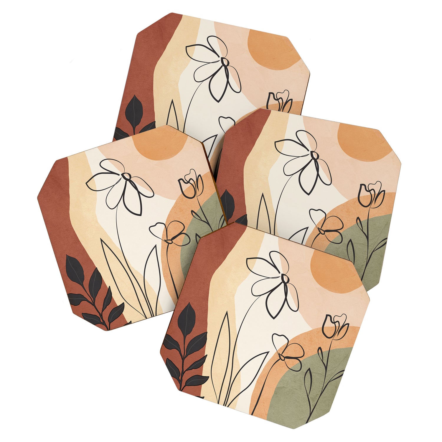 Plant Life Design 9 Coaster Gallery Image 1
