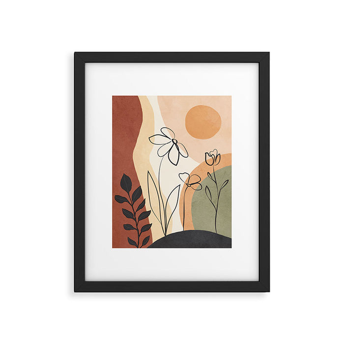 Plant Life Design 9 Framed Art Print Gallery Image 1