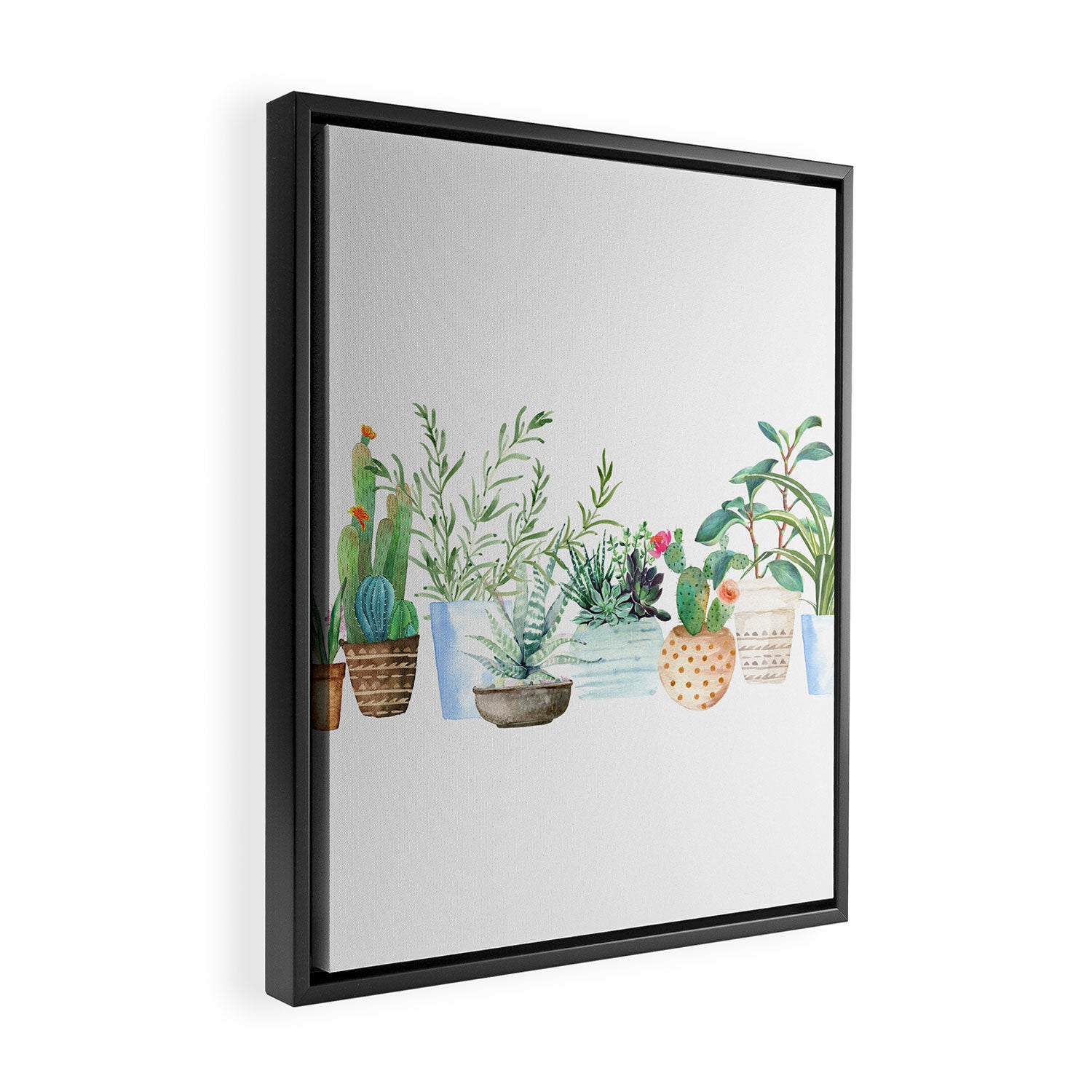 Plants Framed Canvas Print Gallery Image 2