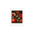 Pomegranate Botanical Art 2 Art Print Gallery Image 1