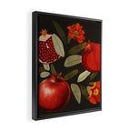 Pomegranate Botanical Art 2 Framed Canvas Print Gallery Image 2