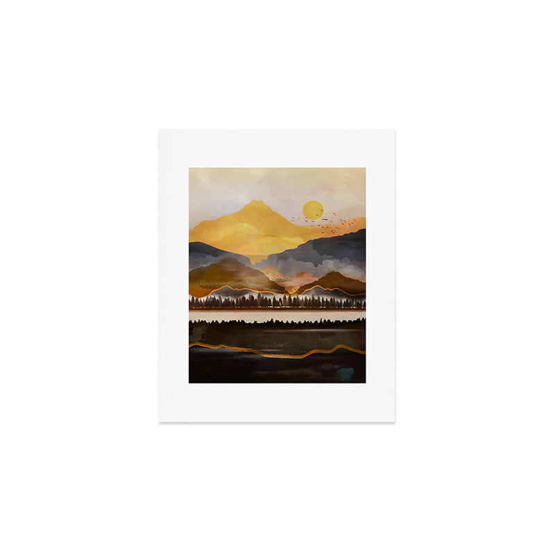 Pure Wilderness at Dusk Art Print Gallery Image 1
