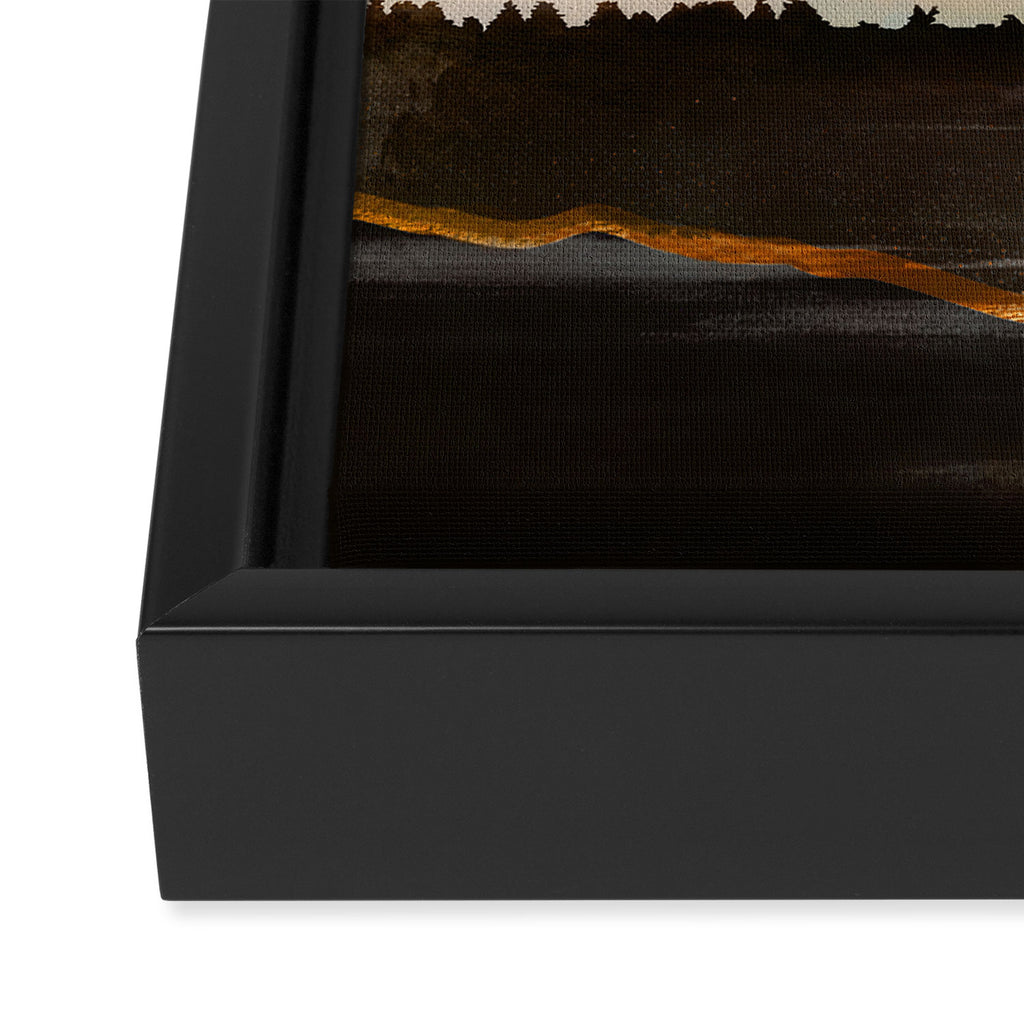 Pure Wilderness at Dusk Framed Canvas Print Gallery Image 3