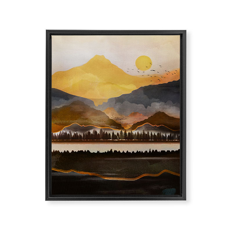 Pure Wilderness at Dusk Framed Canvas Print Gallery Image 8