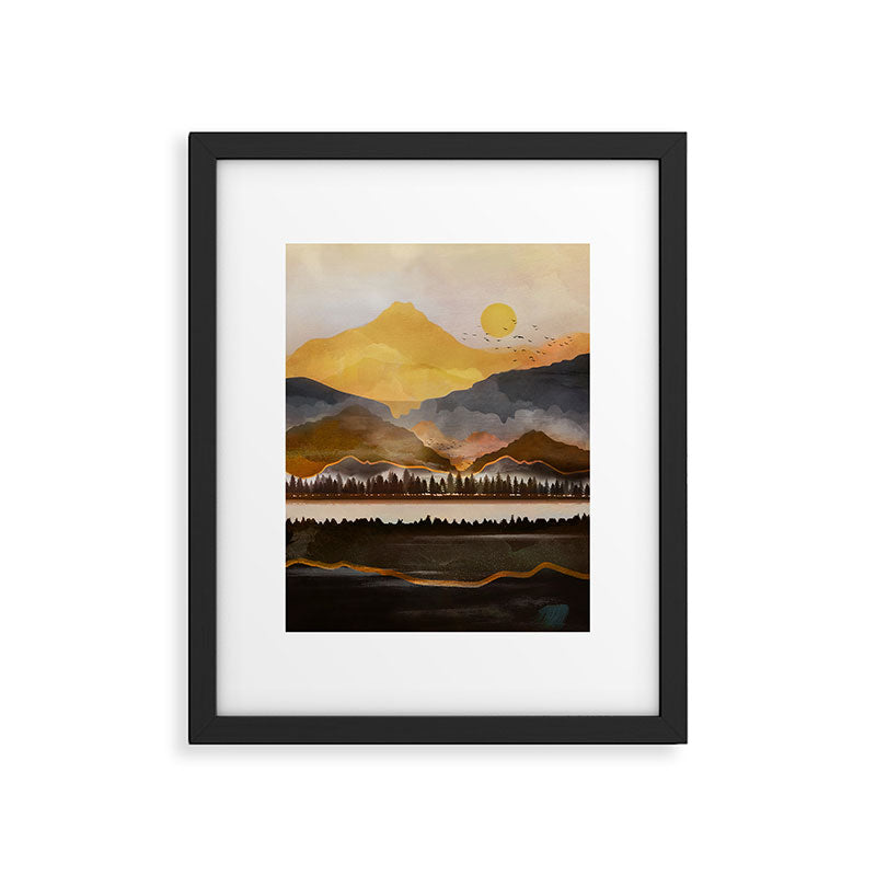 Pure Wilderness at Dusk Framed Art Print Gallery Image 4