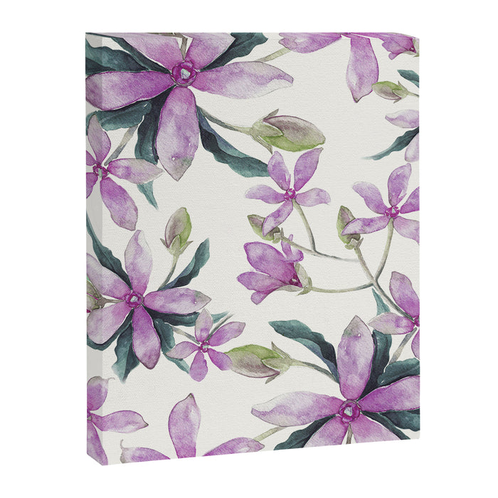 Purple flowers Canvas Print Gallery Image 1