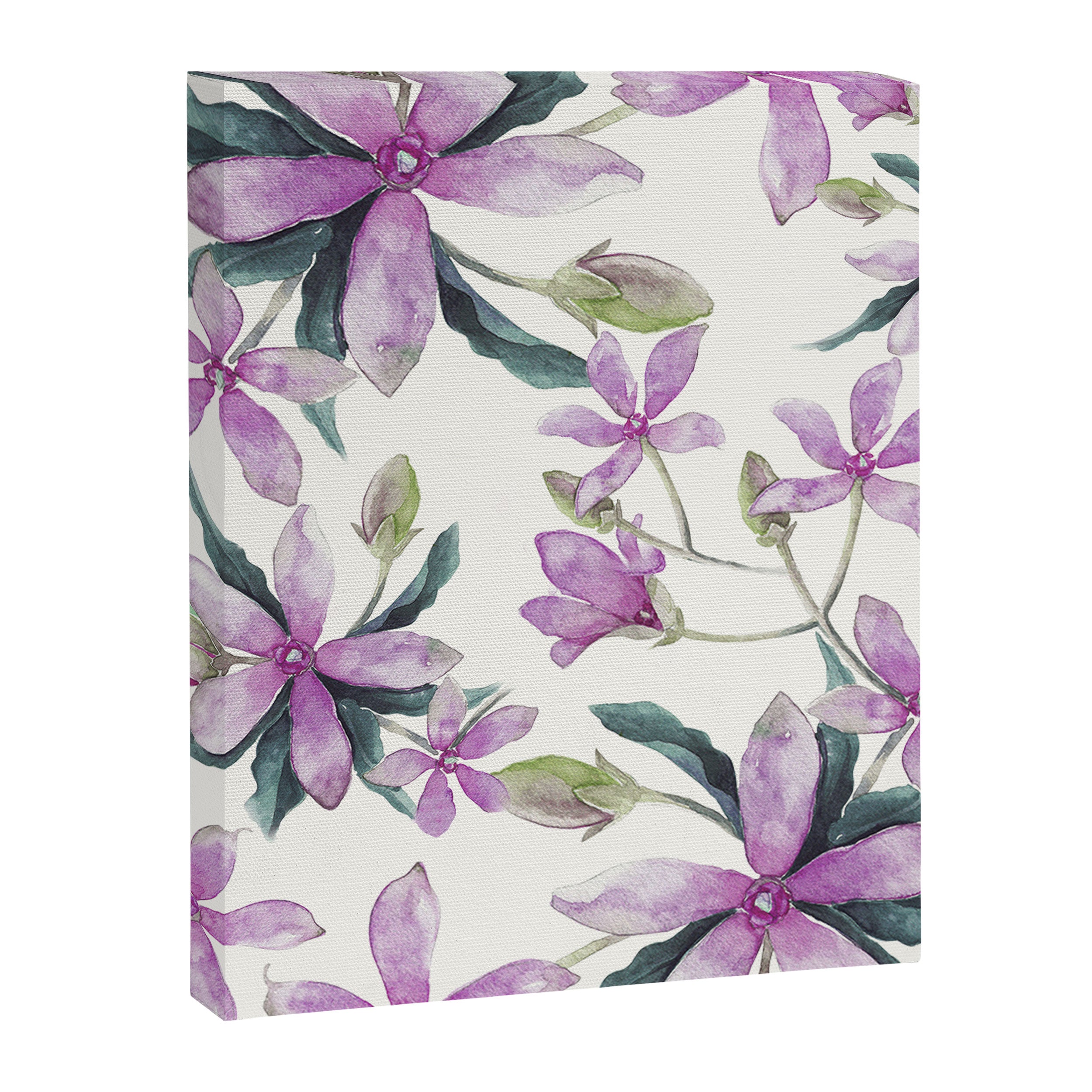 Purple flowers Canvas Print Gallery Image 6