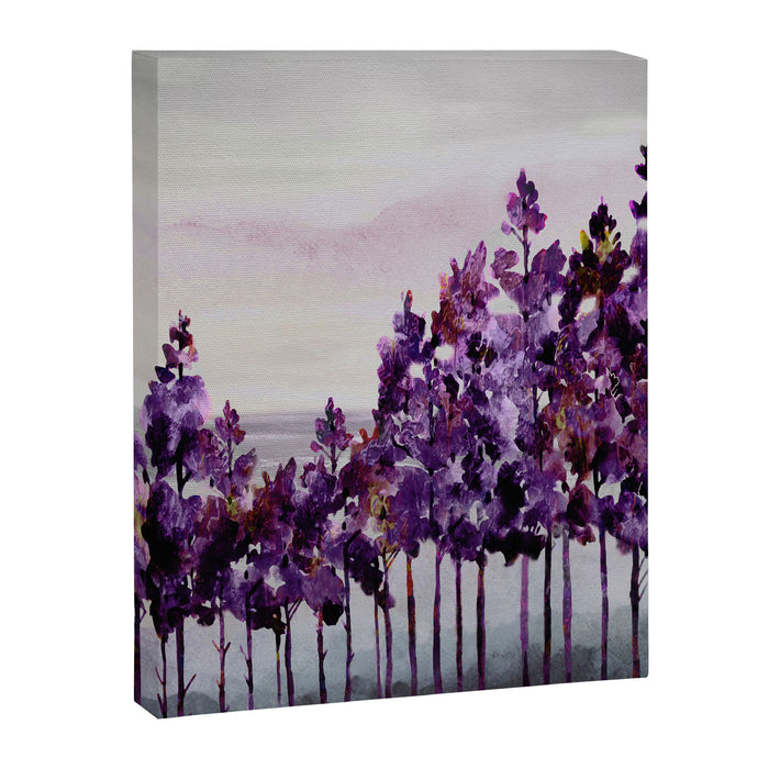 Purple Trees Canvas Print Gallery Image 1