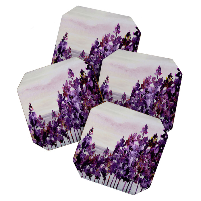 Purple Trees Coaster Gallery Image 1