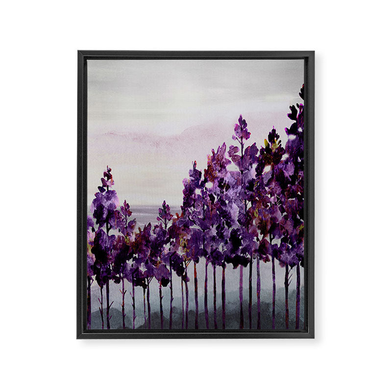 Purple Trees Framed Canvas Print Gallery Image 8