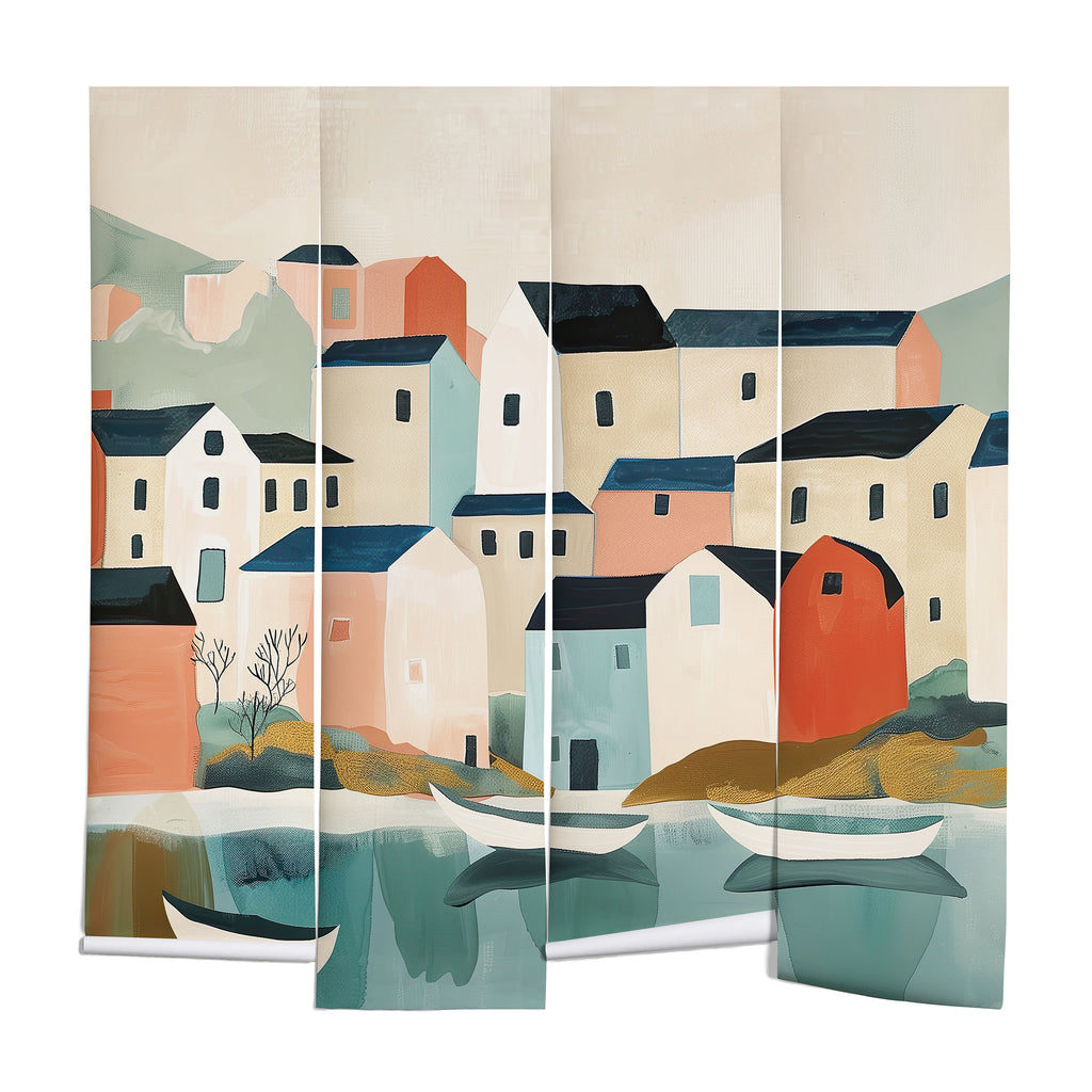 Quiet Harbor Wall Mural Gallery Image 1