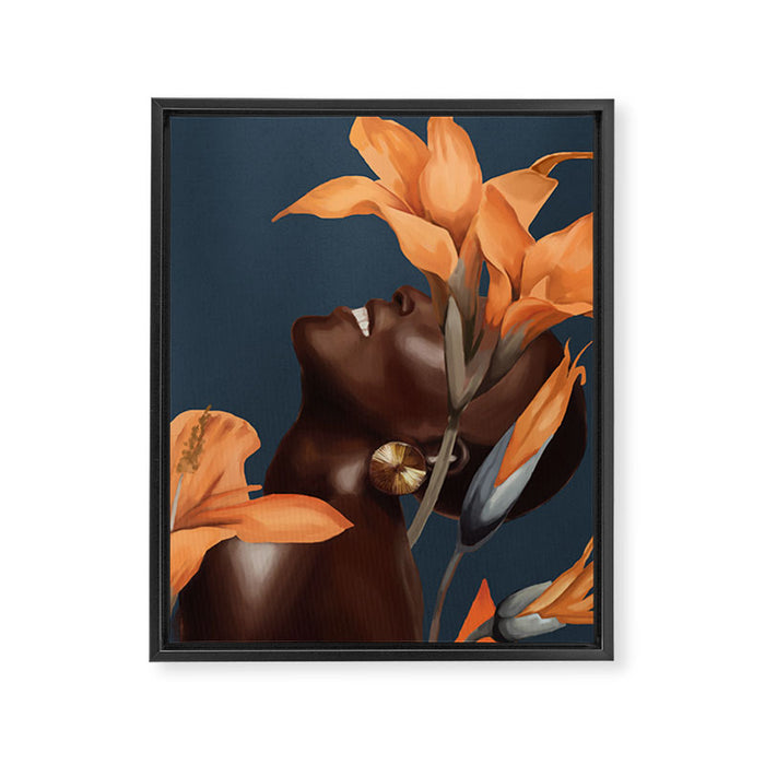 Radiant Stillness Framed Canvas Print Gallery Image 1