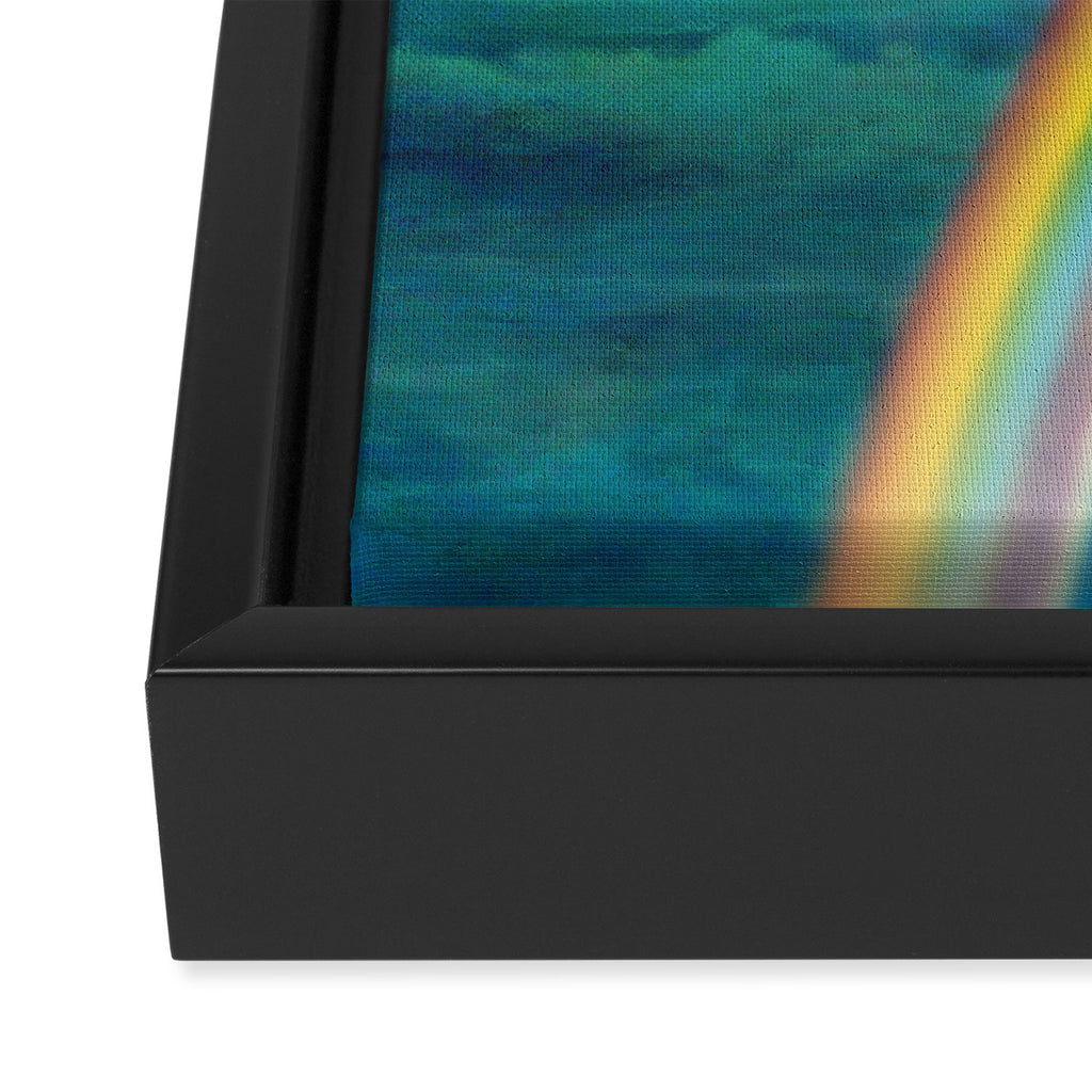 Rainbow Framed Canvas Print Gallery Image 3