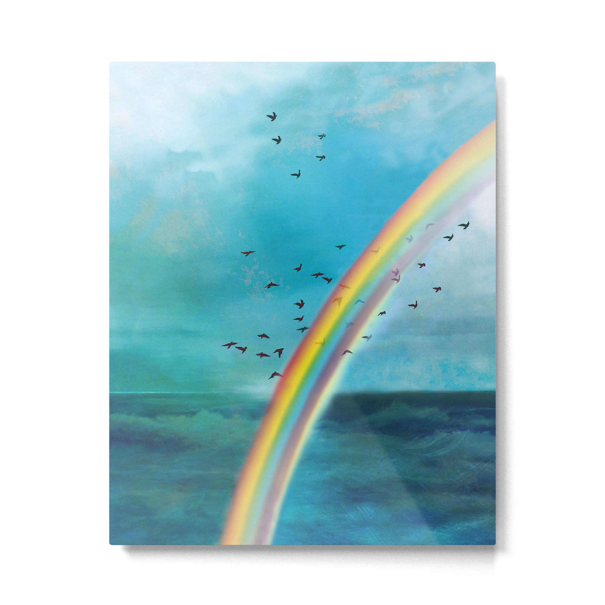 Rainbow Metal Print Gallery Image 4