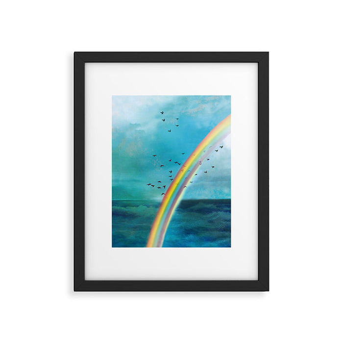 Rainbow Framed Art Print Gallery Image 1