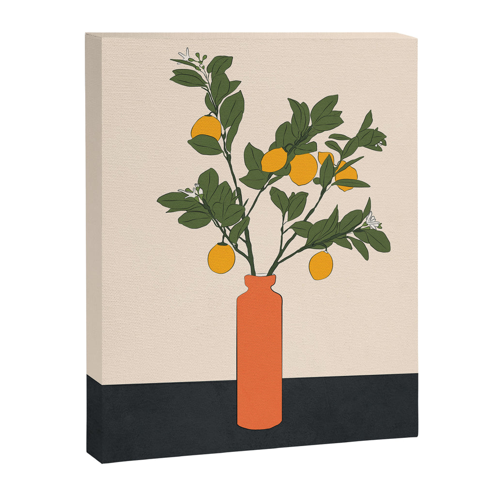 Ripe Lemon Plant Canvas Print Gallery Image 6