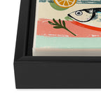 Sardines on Stripes Framed Canvas Print Gallery Image 3