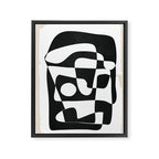 Shape Form I Framed Canvas Print Gallery Image 6