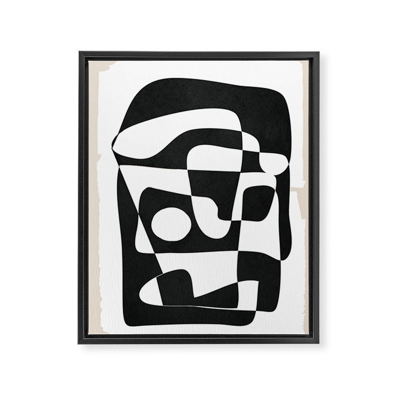 Shape Form I Framed Canvas Print Gallery Image 6