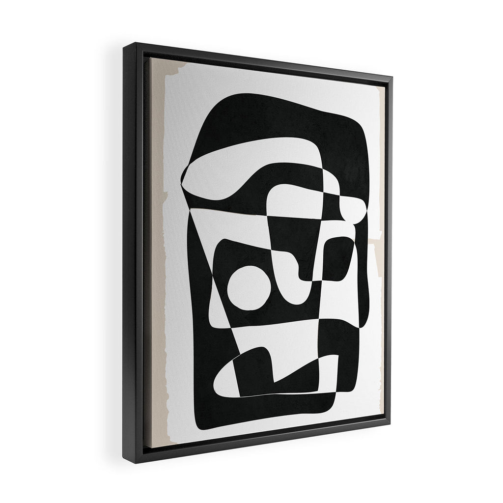 Shape Form I Framed Canvas Print Gallery Image 2