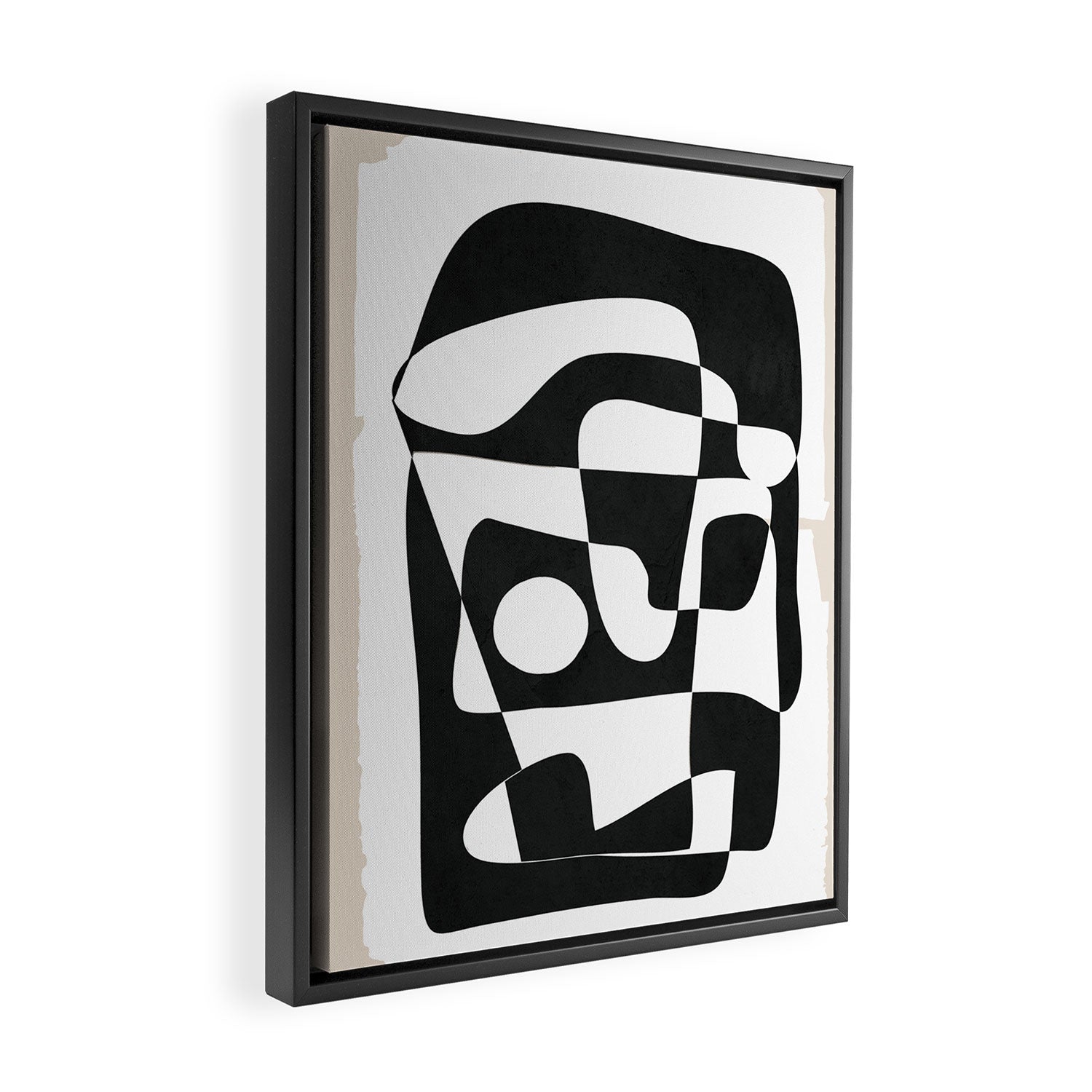Shape Form I Framed Canvas Print Gallery Image 2