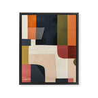 Silent Geometry Framed Canvas Print Gallery Image 6