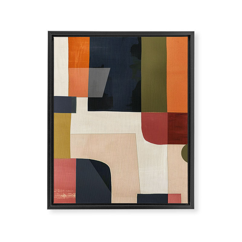 Silent Geometry Framed Canvas Print Gallery Image 6
