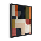 Silent Geometry Framed Canvas Print Gallery Image 2