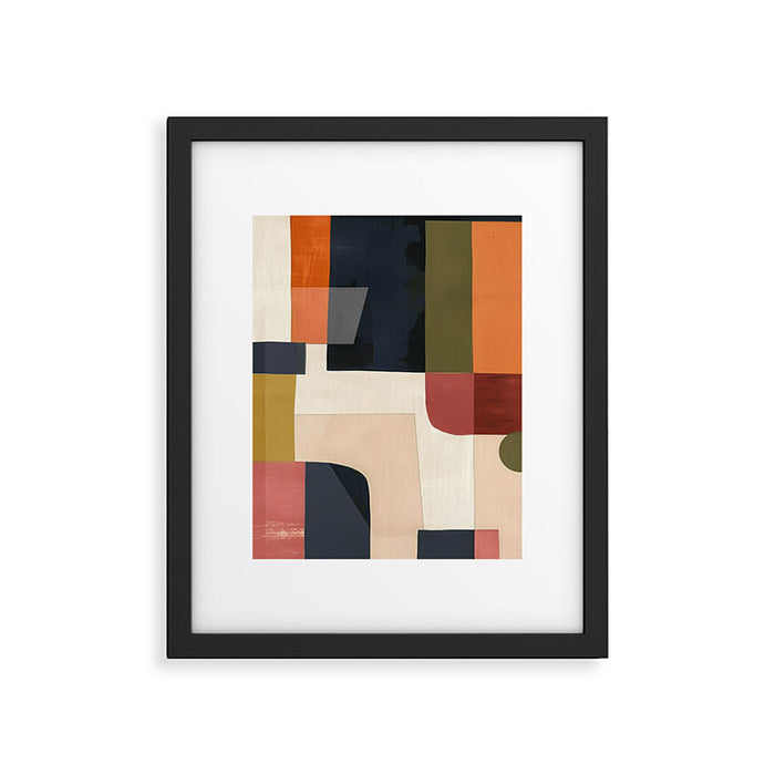 Silent Geometry Framed Art Print Gallery Image 1