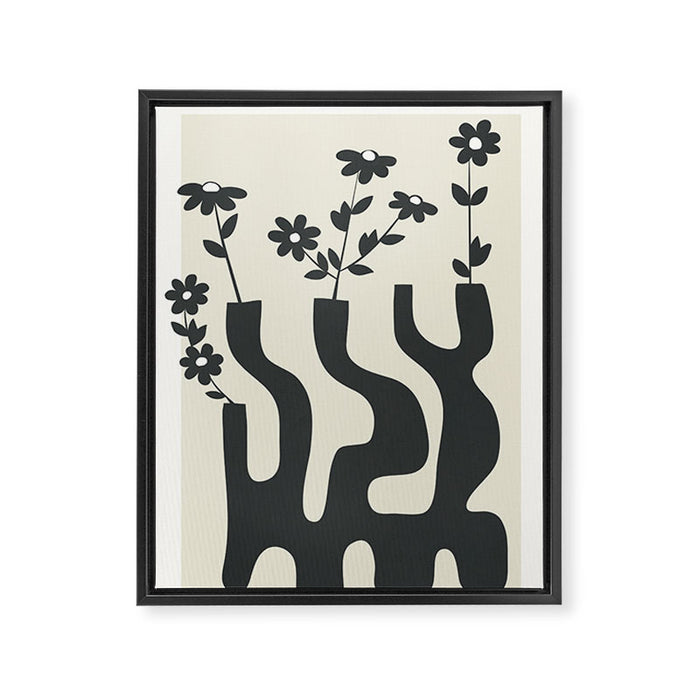 Simplicity in Bloom 1 Framed Canvas Print Gallery Image 1