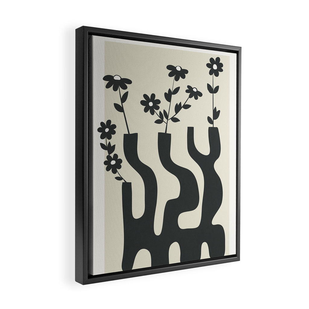 Simplicity in Bloom 1 Framed Canvas Print Gallery Image 2