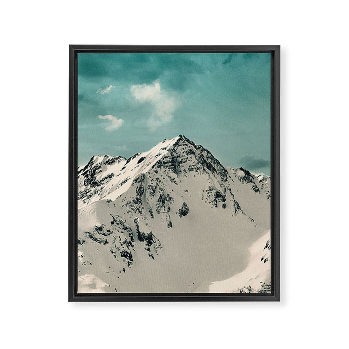 Snow Peak Framed Canvas Print Gallery Image 1